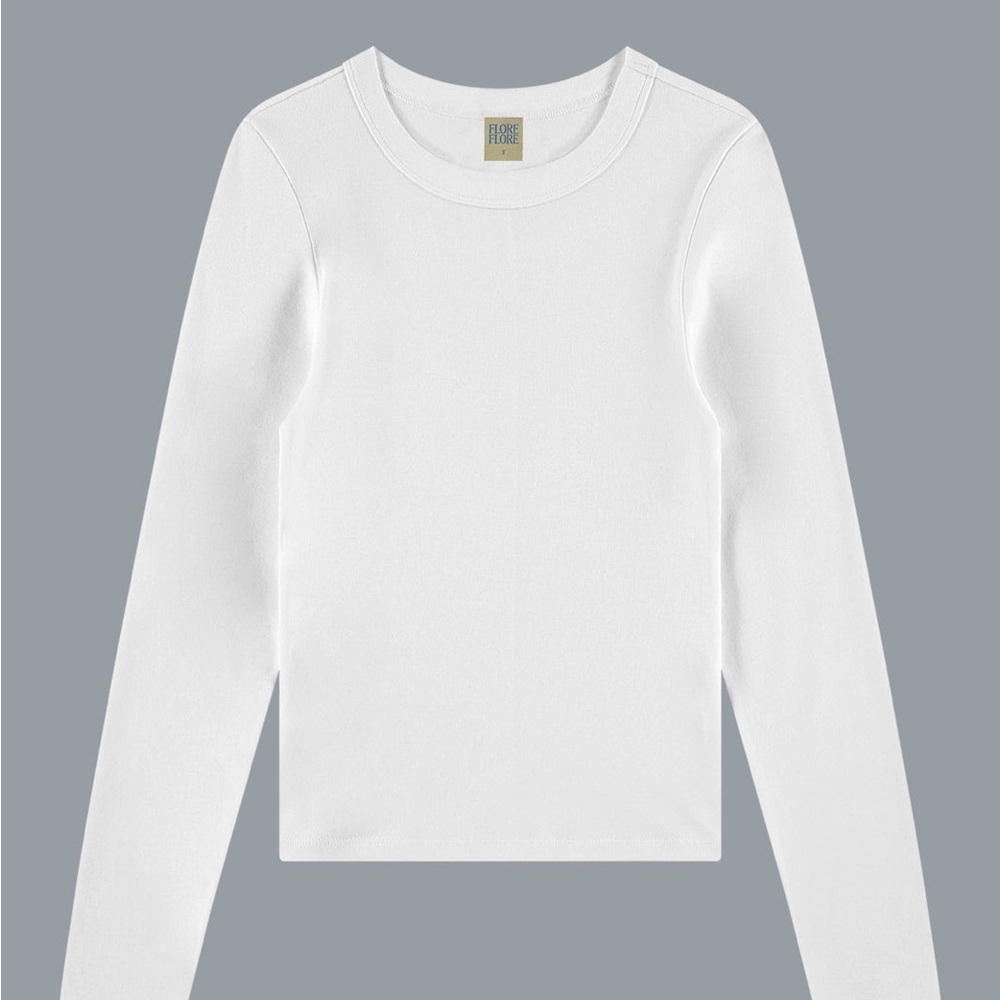 Flore Flore White Max Long Sleeve Tee
